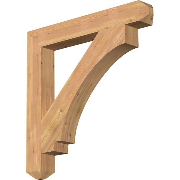 Imperial Craftsman Smooth Bracket, Western Red Cedar, 5 1/2